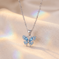 At-Ease-Butterfly-Halskette-silber detailbild 