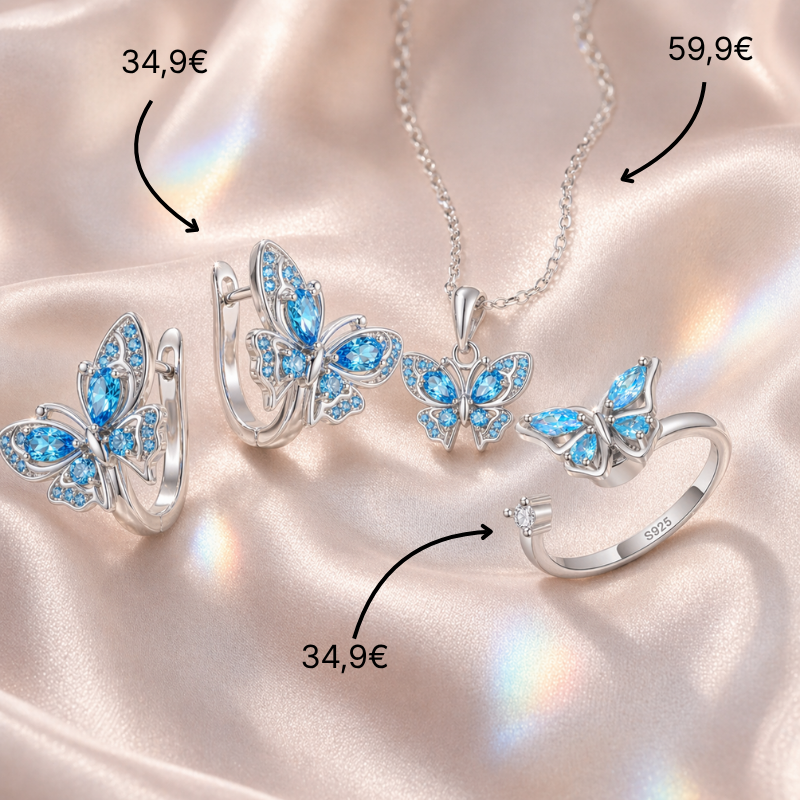At Ease Butterfly Bundle
Angstringe Set silber
